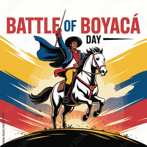 Battle of Boyacá Day Colombian Independence Military Victory Celebration