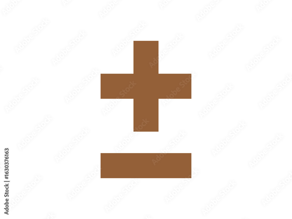 Obraz premium plus minus icon