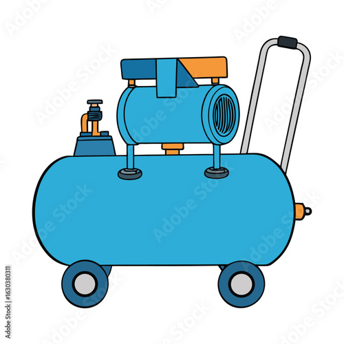 Compact and powerful, this car air compressor quickly inflates tires and sports gear. Features easy-to-read gauge, LED light, and 12V plug for on-the-go convenience.
