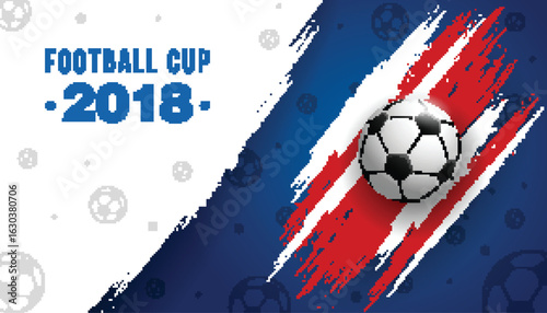 All Cup 2018 Football Match Advertisement Background - Soccer Event