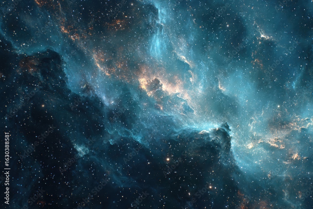 Fototapeta premium Vibrant cosmic galaxies featuring dazzling nebulae and planetary formations for passionate space enthusiasts and digital creators seeking stunning celestial imagery