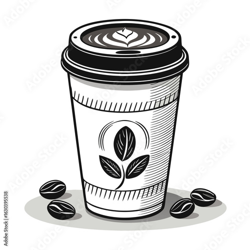 coffee cup vector illustration