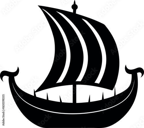 Viking Ship Icon

