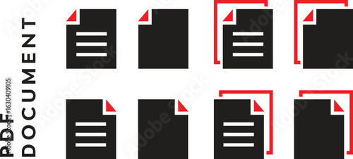 PDF document download icon on transparent background.