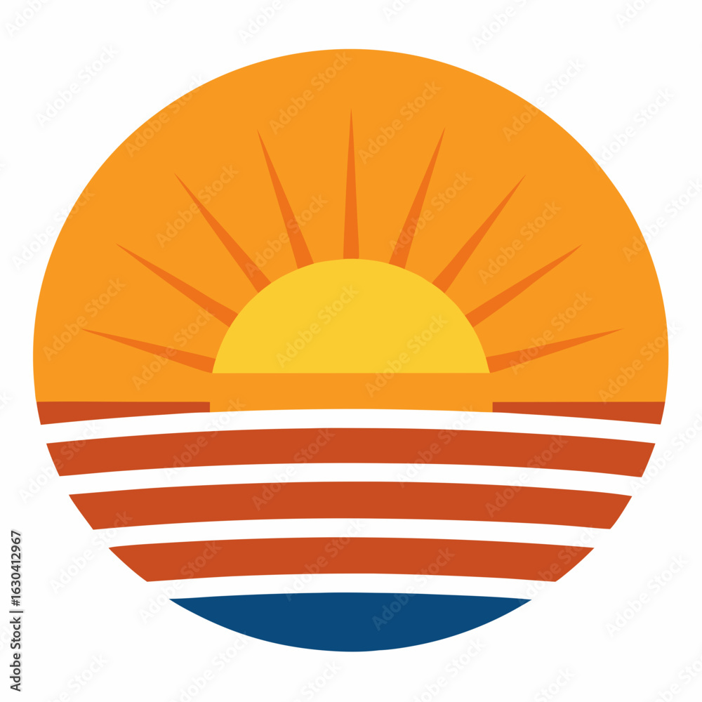 Fototapeta premium sun and sea