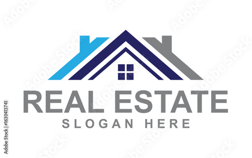Modern home logo design for property business