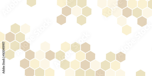 multicolor color hexagon seamless pattern. Abstract vector illustration Science technology and medical concept design. Abstract geometric overlapping hexagon pattern futuristic background design.