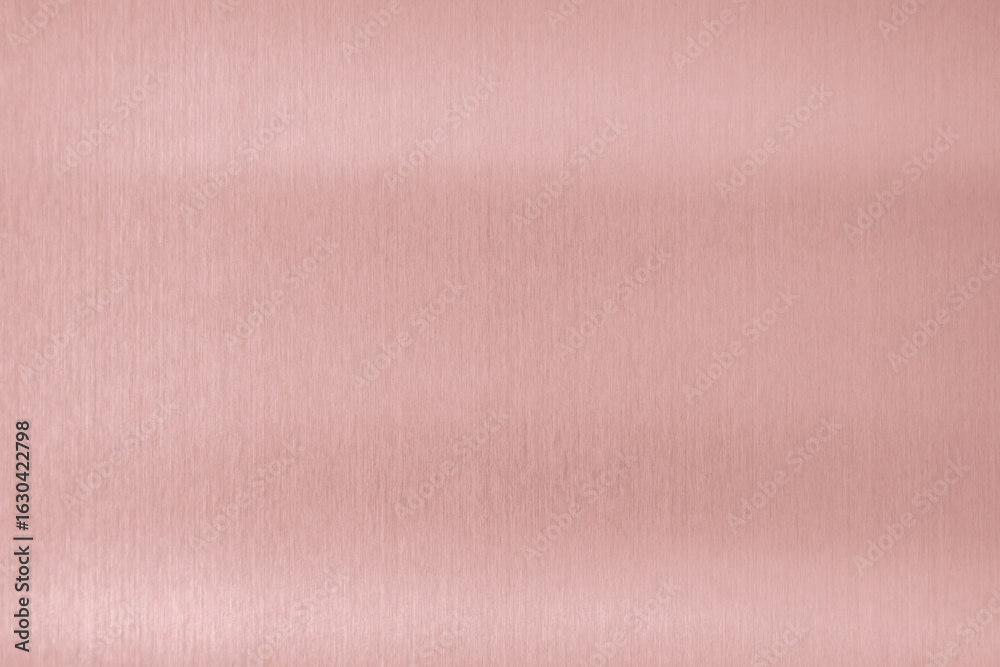 Fototapeta premium Rose gold metallic texture with fine brush steel, vector background illustration.