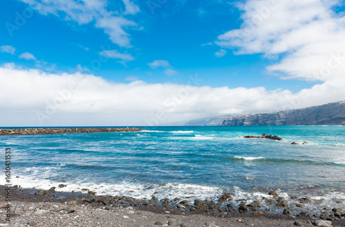View of Playa de Martianez in Puerto de la Cruz, Tenerife