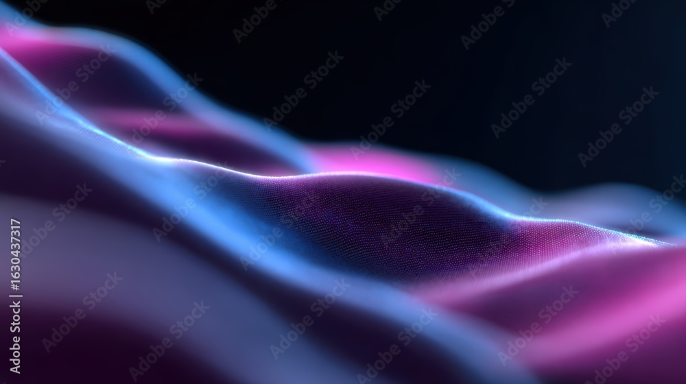 Obraz premium Abstract background of blurred lines resembling flowing data from online courses, seamless learning. Digital flow, accessibility.