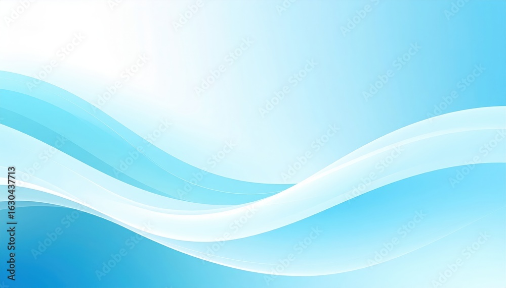 Obraz premium Abstract Blue And White Wave Design Background