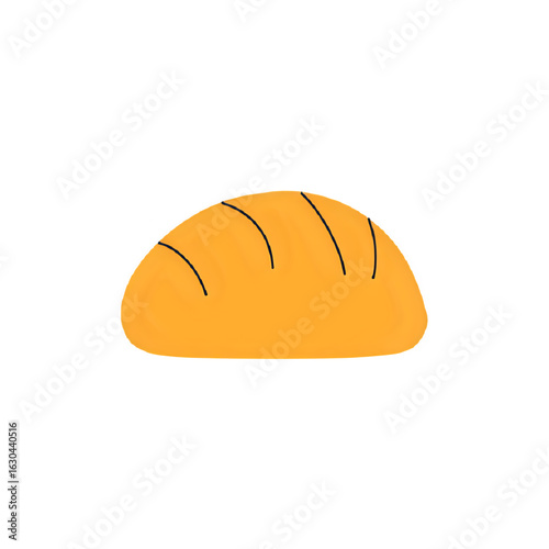 Delicious Crusty Bread: Bakery Illustration