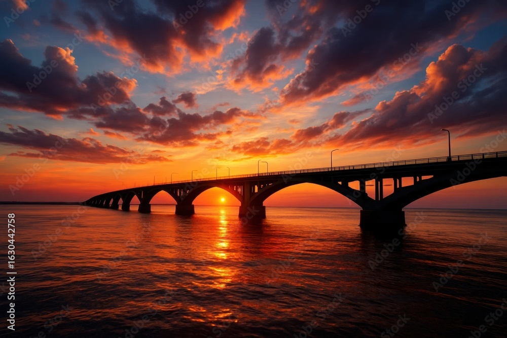 Fototapeta premium A Bridge Over Timeless Waters