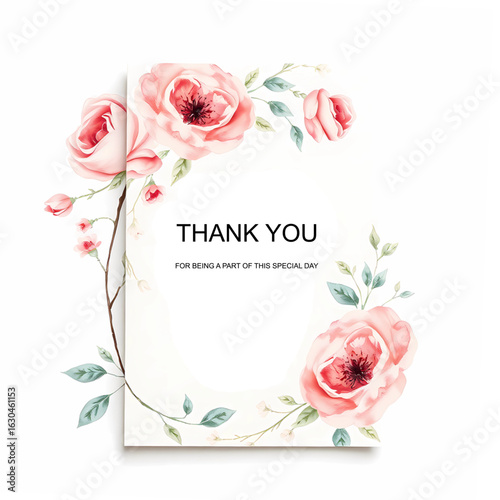  Thank you card template