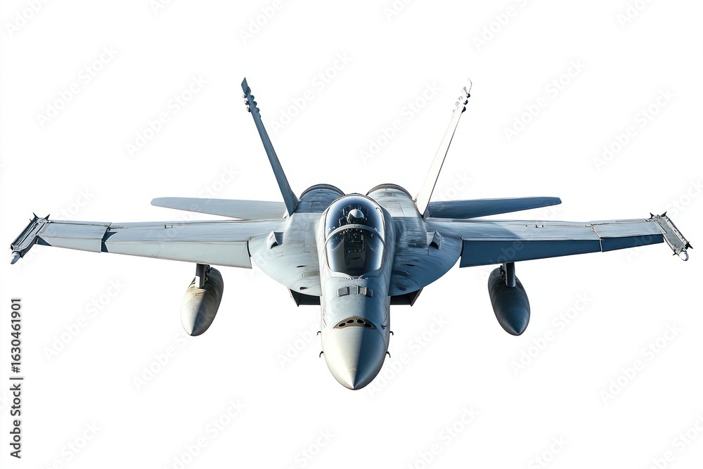 Fototapeta premium Military jet aircraft vehicle transportation.