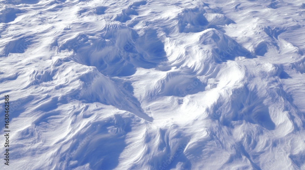 Fototapeta premium windswept snow winter texture pattern