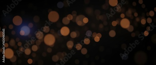 Deep black background subtly shimmering with scattered star-like glitter bokeh,  background,  elegant background