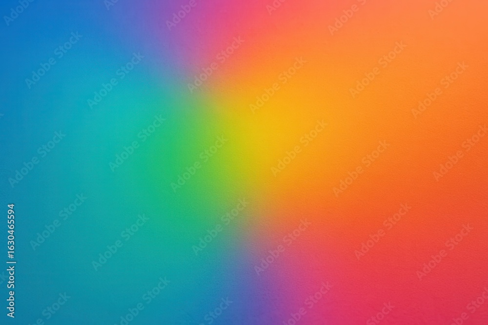 Fototapeta premium Vibrant rainbow gradient background with a beautiful smooth color blend, showcasing the full spectrum from cool blues to warm reds, ideal for modern design projects.