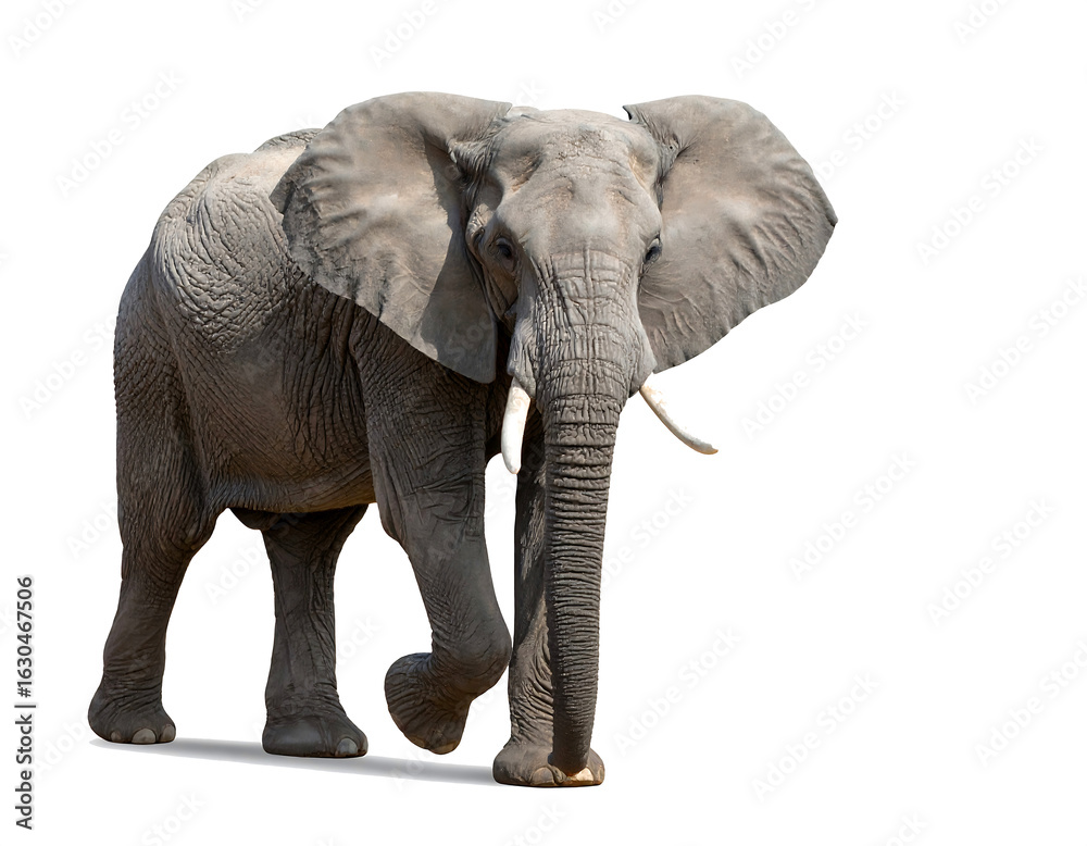 Obraz premium Elephant on transparent background
