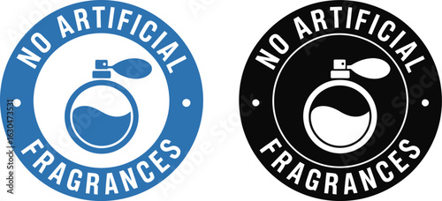 No artificial fragrances vector icon natural scent symbol