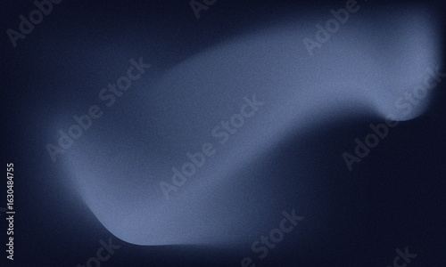 Abstract banner design in blue with a dark black background, rough texture.