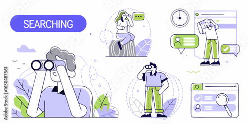 People actively searching and looking for information and opportunities