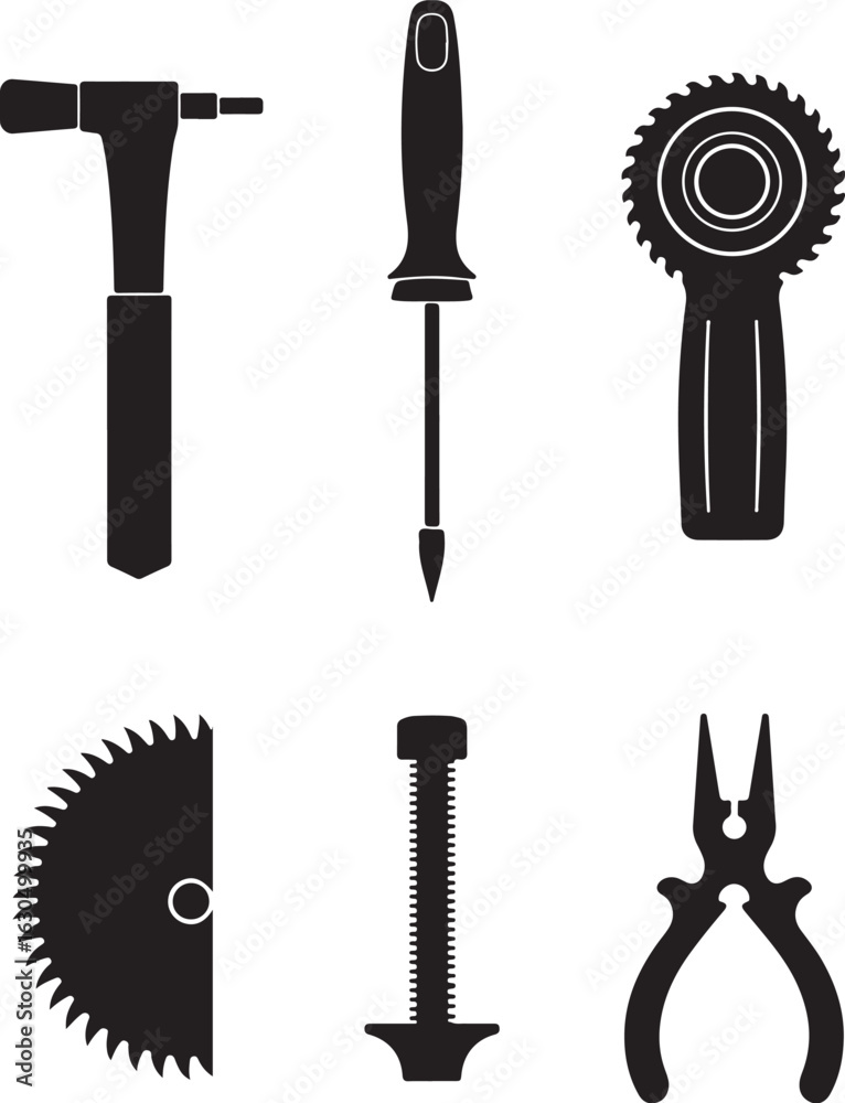 Fototapeta premium Essential tools for repairs and construction projects