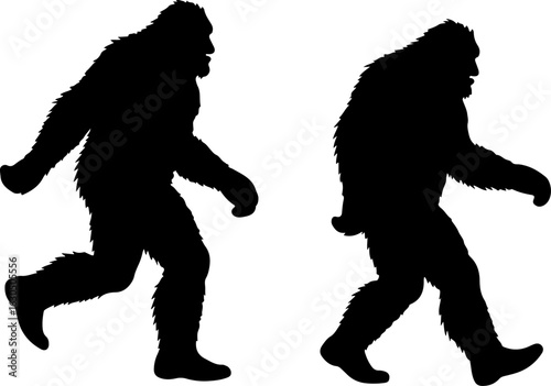 "Primitive Life walking, Silhouettes" bundle