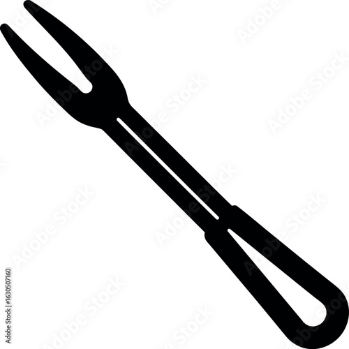 Fondue Fork Silhouette