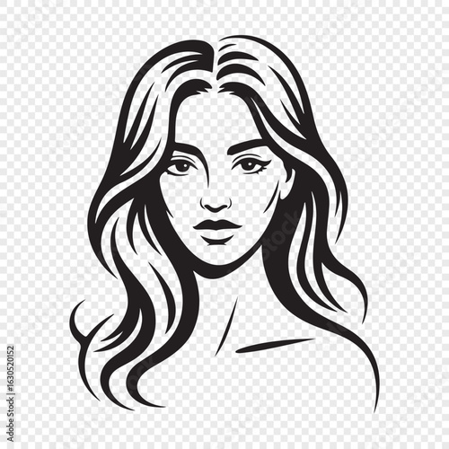 girl with long hair