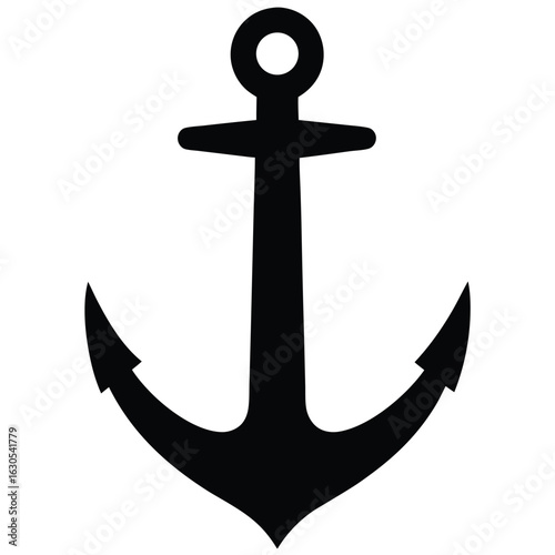 Nautical Anchor Silhouette maritime marine