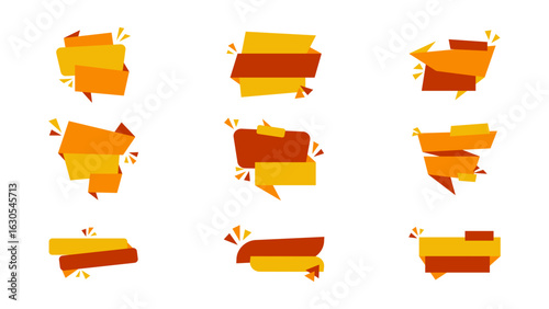 Stunning collection of modern geometric sale tag graphics for creative marketing campaigns and promotions