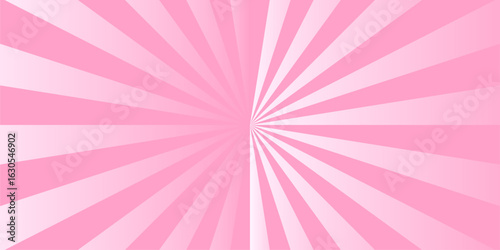 Sunray Vector background. Light sunburst glowing background. Sunburst pattern summer social banner. vector illustration pattern beam rays. Spiral radial striped backdrop design.	