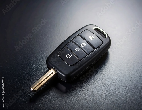 Black car key fob