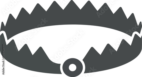 Animal trap icon