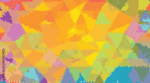 Abstract Geometric Shapes Vibrant Color Blocks colorful