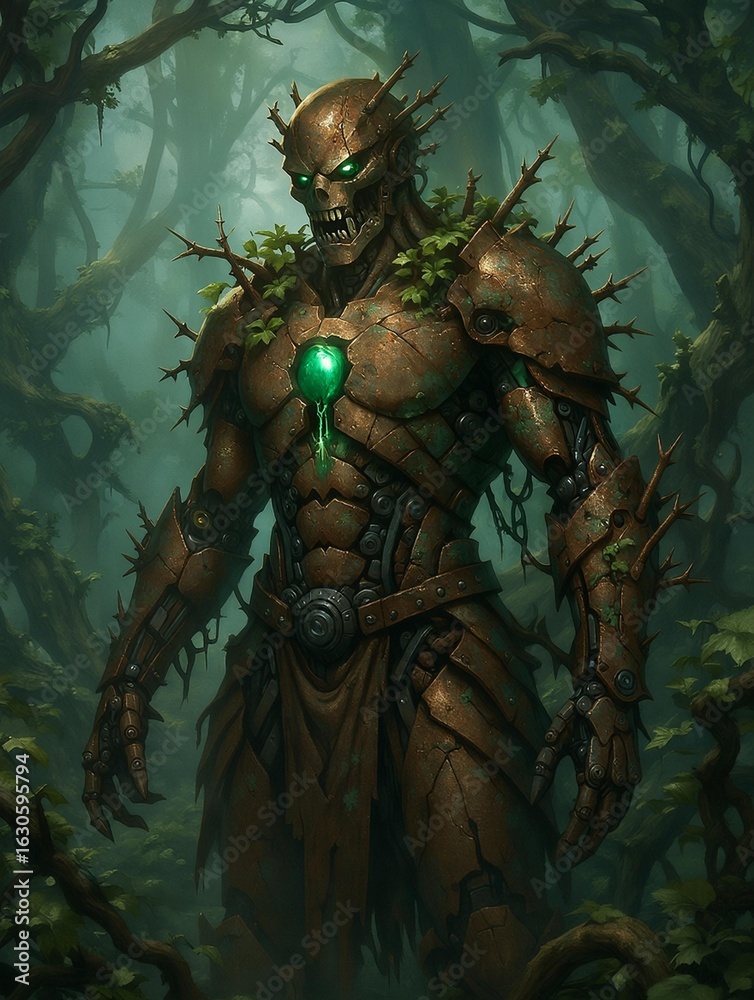 Fototapeta premium Cyberpunk deity 