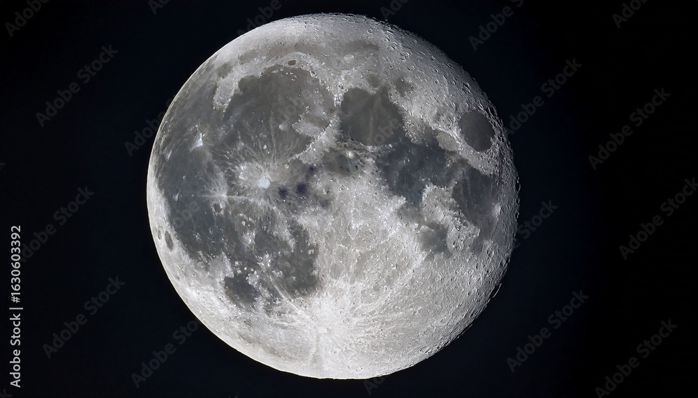 Obraz premium a close up of the moon with a dark background