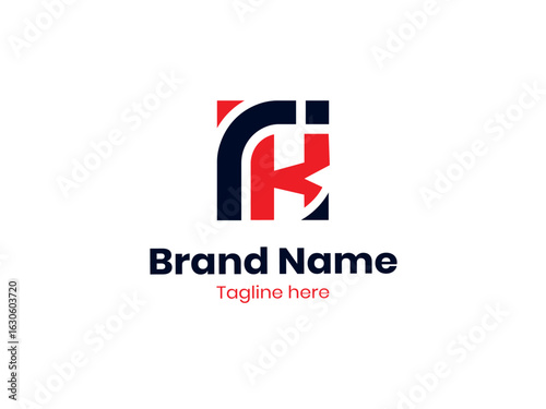 Free Download Initial letter IK logo or KI logo vector design template. Red and  Black color IK logo - GFXLoad
