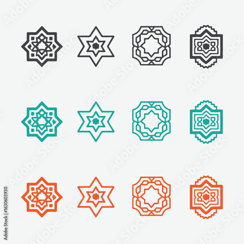Ramadan and Islamic Vector Icons, Islamic Religious Symbol Pack