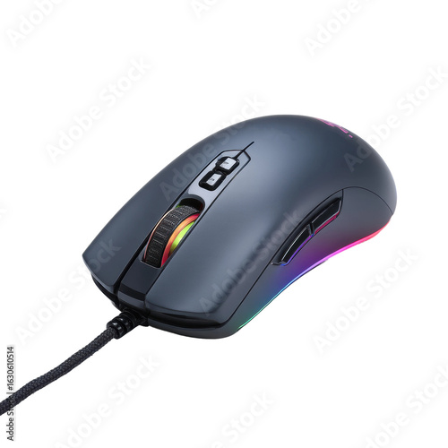 Gaming mouse performance review online tech product home office efficiency isolated on transparent background, png