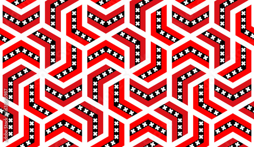 amsterdam flag chevron pattern. geometric background for decoration and etc. vector illustration