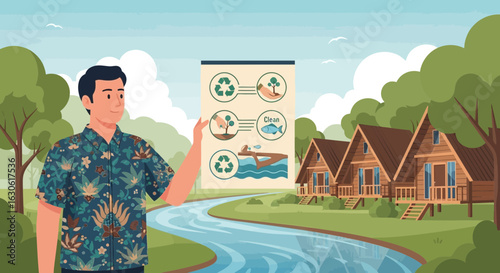 Ecological Resort Promotion With Sustainability Initiatives For Clean Environment