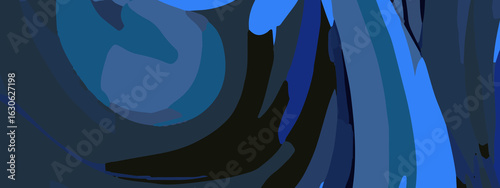 Minimalist Navy Blue Background Ideal for Luxury Product Photography or Fashion Branding. Smooth Navy Blue Abstract Background Design for Web Banners, Covers, or Advertising. Dark Navy Blue Gradient