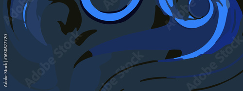 Minimalist Navy Blue Background Ideal for Luxury Product Photography or Fashion Branding. Smooth Navy Blue Abstract Background Design for Web Banners, Covers, or Advertising. Dark Navy Blue Gradient