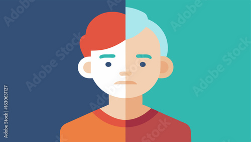 Before and After Therapy A splitscreen image of an older individual and their younger self symbolizing the potential effects of epigenetic reversal.