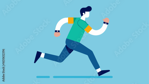 Exercise Mode Activation A person jogging while wearing a smarch