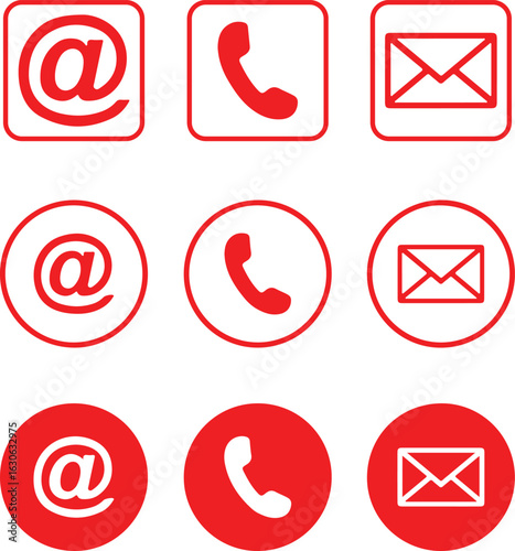 Social Media Icons Set. Vector Logo Collection for Facebook, Instagram, Twitter, LinkedIn, TikTok