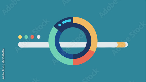 Fitness Goals Visualization A progress bar graphic that fills up in alignment with the smart ring depicting fitness goals achieved through consistent tracking.