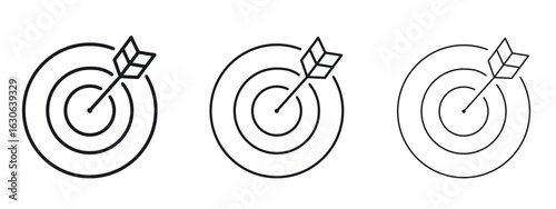 Goalfor banner and packaging design Vector illustrationsnting icon simple line design - Simple Vector Illustration